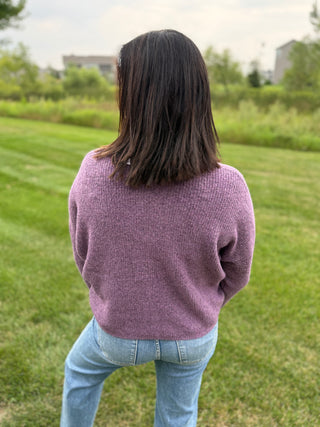 Women's Cozy Button-Down Crew Neck Cardigan