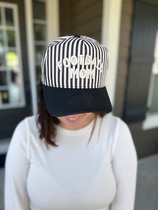 Football Mom Stripe Trucker Hat – Football Mom Hat