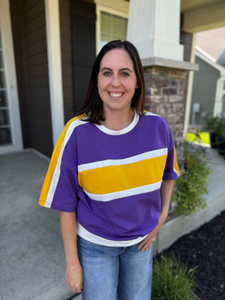 Women's Game Day Colorblock Short Sleeve Top