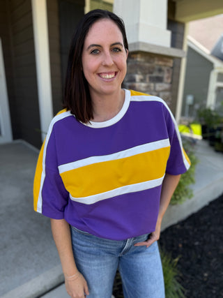 Women's Game Day Colorblock Short Sleeve Top