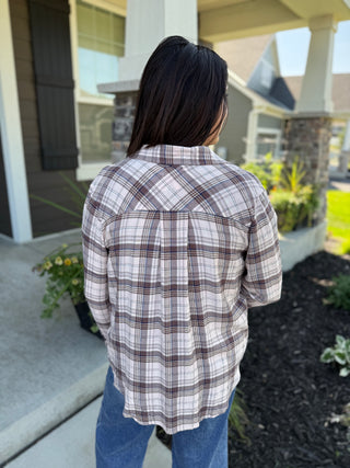 Daphne Shirt | Women's Oversized Plaid Button-Down Shirt