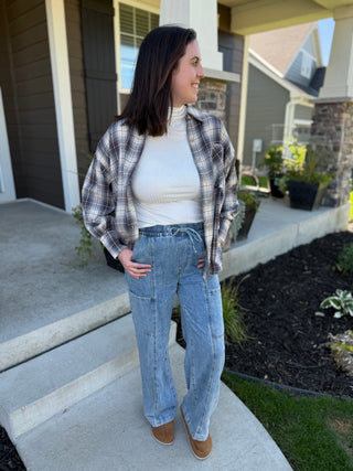 Concord Pants | Women's Wide Leg Cargo Drawstring Pants
