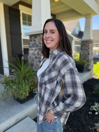 Women's Plaid Button Down Shirt