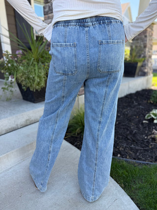 Concord Pants | Women's Wide Leg Cargo Drawstring Pants