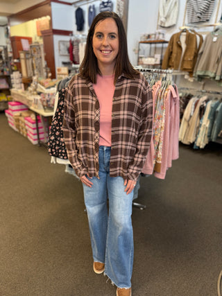 Daphne Shirt | Women's Oversized Plaid Button-Down Shirt