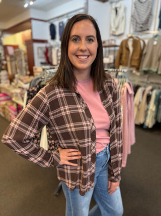 Daphne Shirt | Women's Oversized Plaid Button-Down Shirt