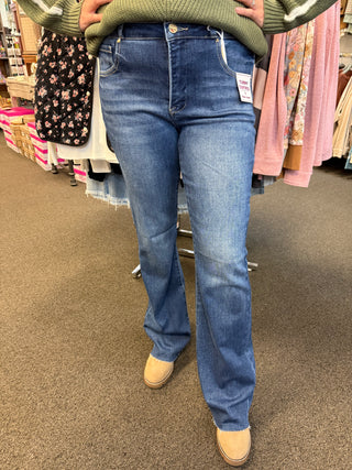 Risen Double Waistband Bootcut Jeans