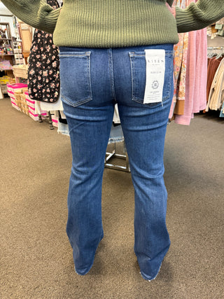 Risen Double Waistband Bootcut Jeans