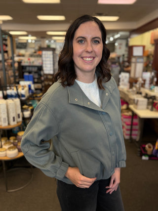 Women's Jade Bubble Hem Jacket
