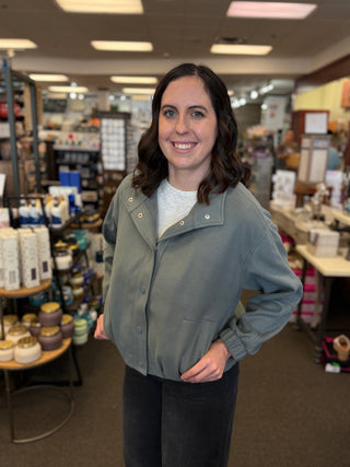 Women's Jade Bubble Hem Jacket