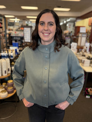 Women's Jade Bubble Hem Jacket