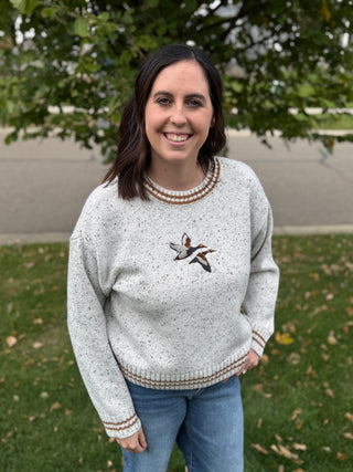 Vintage Mallard Sweater | Women's Drop-Shoulder Sweater