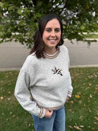 Vintage Mallard Sweater | Women's Drop-Shoulder Sweater