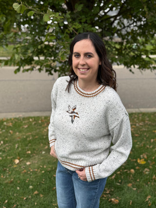 Vintage Mallard Sweater | Women's Drop-Shoulder Sweater
