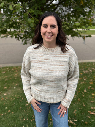 Cassy Sweater | Women's Drop-Shoulder Knit Sweater