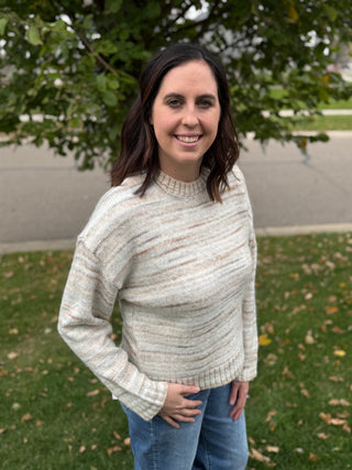 Cassy Sweater | Women's Drop-Shoulder Knit Sweater