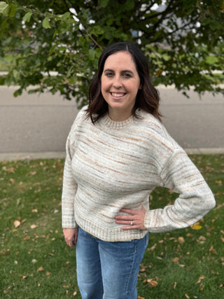 Cassy Sweater | Women's Drop-Shoulder Knit Sweater