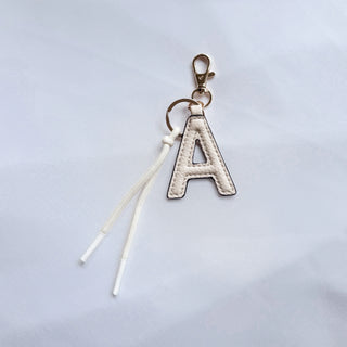 Initial Bag Charm - A