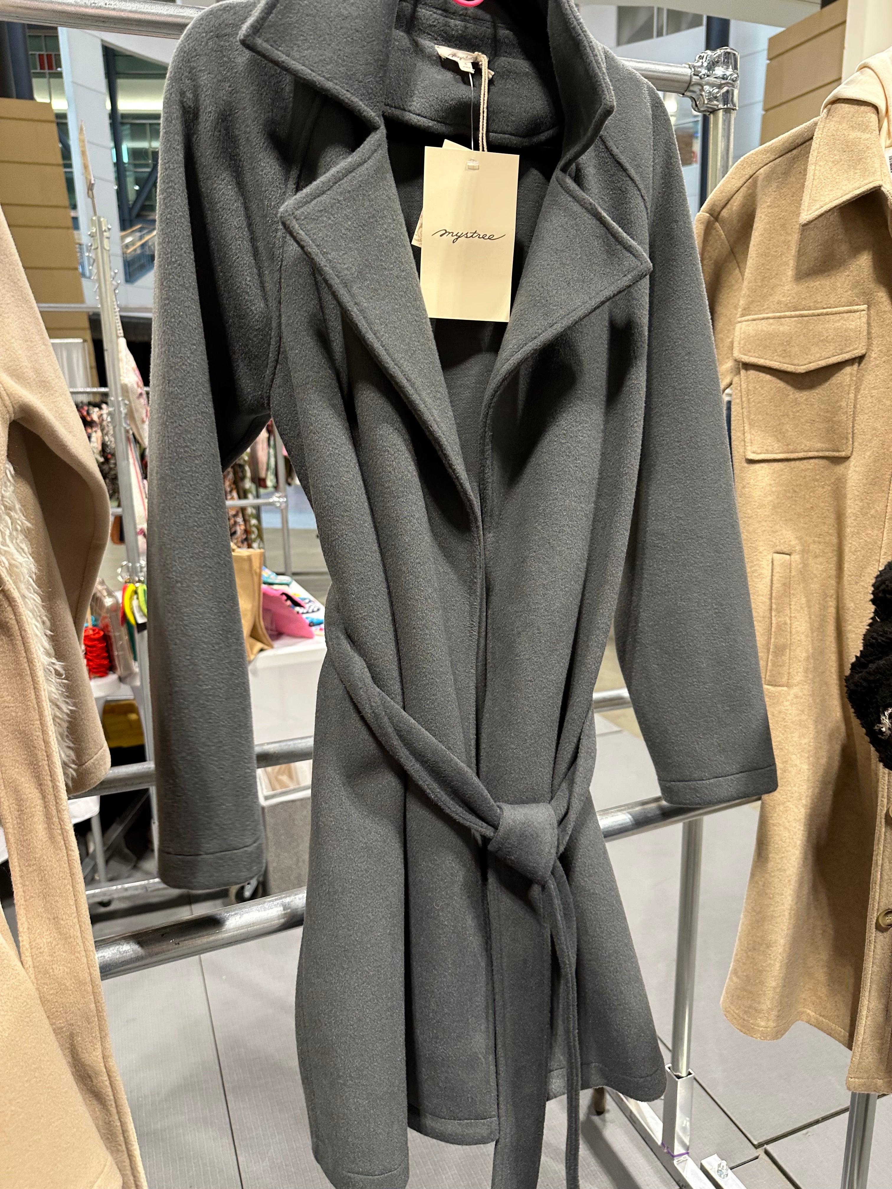 Lapel Collar Robe Coat