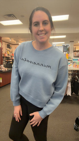 Minnesota Cloud Fleece Midi Crew Sweatshirt FINAL SALE