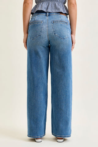 High Waist Column Trouser