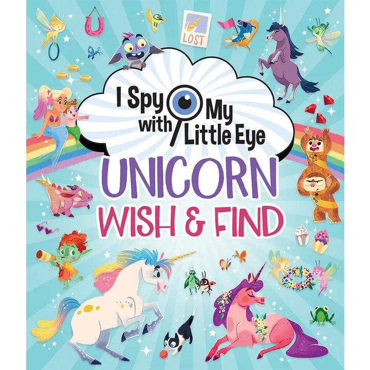 Unicorn Wish & Find I Spy Book