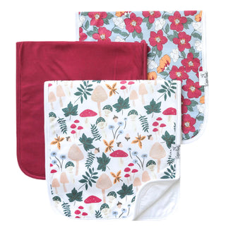 * Ivy Copper Pearl Premium Burp Cloths