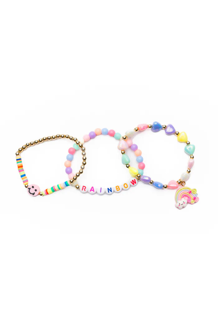 Rainbow Smiles 3pc Bracelet Set