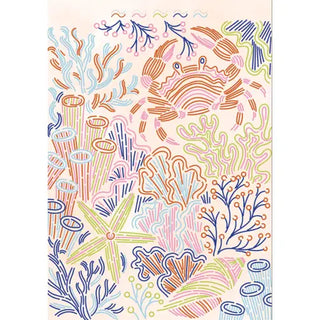 Lifelines FlowArt Trace-By-Line Pad - Tropical Paradise