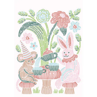 Lifelines FlowArt Trace-By-Line Pad - Woodland Whimsy