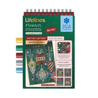 FlowArt Mini Dot-by-Letter Kit - Deck the Halls