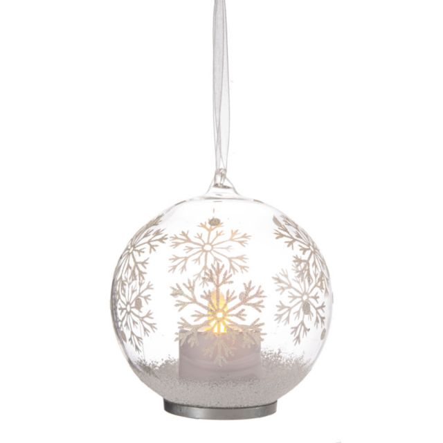 Luxury Lite LED Snowflake Ornament
