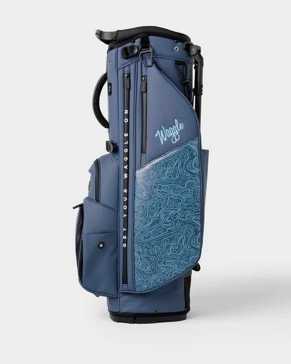 Waggle Members Hybrid Golf Bag - Loon Lake Topographic