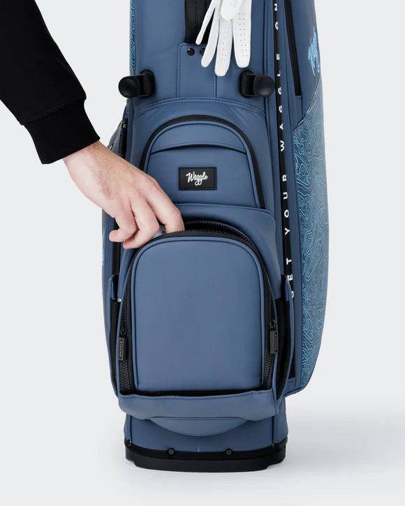 Waggle Members Hybrid Golf Bag - Loon Lake Topographic