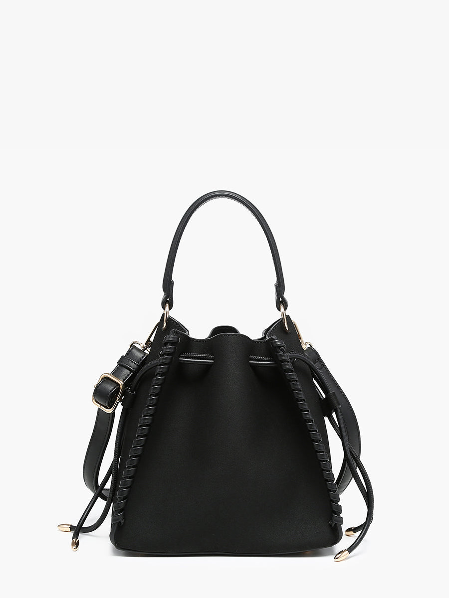 Elsa Faux Suede Bucket Bag