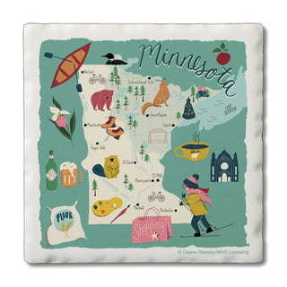 Minnesota Coasters Set of 4