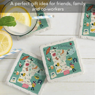 Minnesota Coasters Set of 4