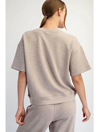 Modal Scuba Short Sleeve Top