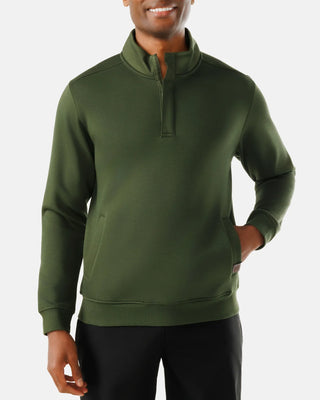 Waggle- Sunday Mens's Quarter Zip Moss