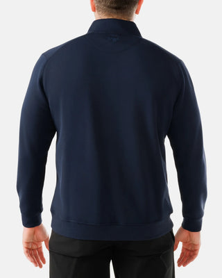 Men's Waggle Sunday Quarter-Zip Pullover - Navy