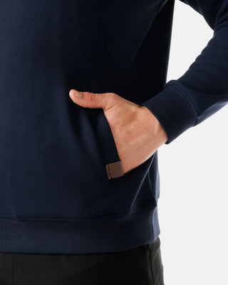 Men's Waggle Sunday Quarter-Zip Pullover - Navy