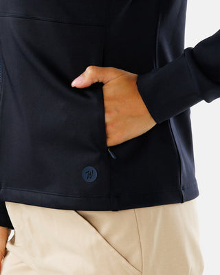 Waggle Women's Full-Zip Lightweight Fleece Jacket