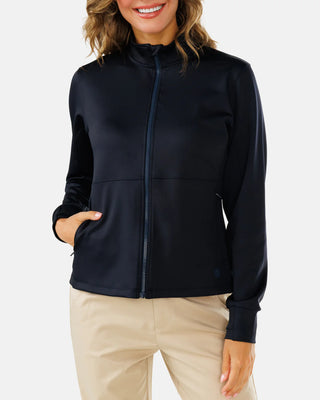 Waggle Women's Full-Zip Lightweight Fleece Jacket