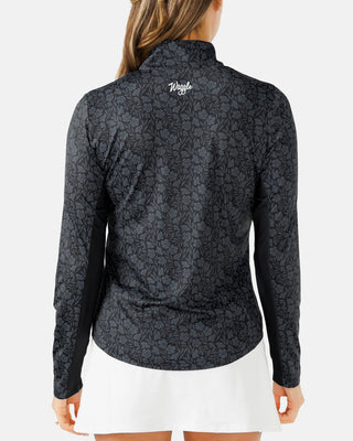 Waggle Nightshade Women's Refresh Quarter Zip - UPF 50+