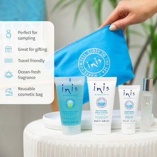 Inis Energy of the Sea Voyager Gift Set - Travel-Size Body Care Collection