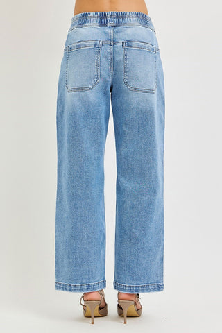 Slouchy Cropped Baggy Jeans