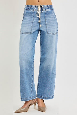 Slouchy Cropped Baggy Jeans