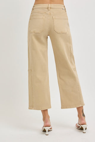 Risen High Rise Crop Wide Pants