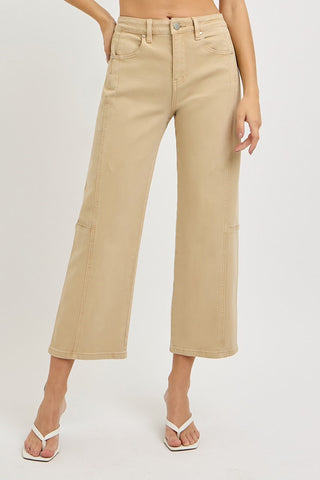 Risen High Rise Crop Wide Pants