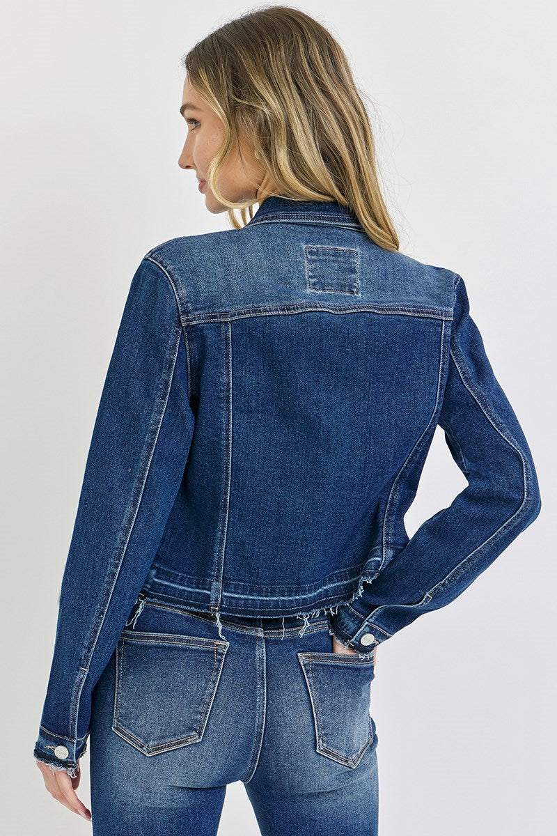 Risen Released Hem Denim Jacket